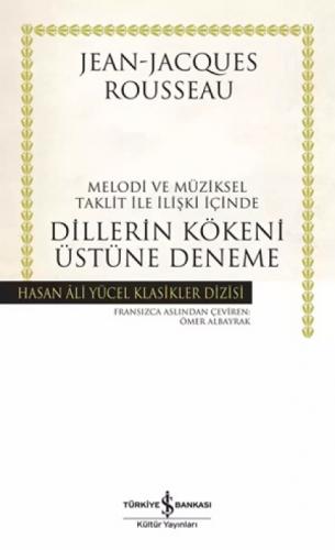 Melodi ve Müziksel Taklit İle İlişki İçinde Dillerin Kökeni Üstüne Deneme (Ciltli)  Frontansicht 1
