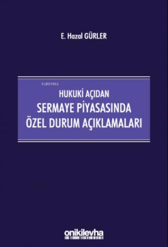 Hukuki Açıdan Sermaye Piyasasında Özel Durum Açıklamaları  Frontansicht 1