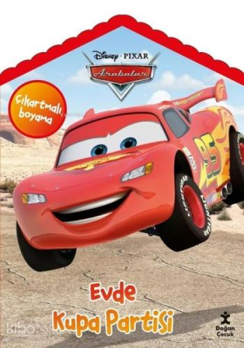 Disney Pixar Arabalar Evde Kupa Partisi Çıkartmalı Boyama Kitabı  Frontansicht 1