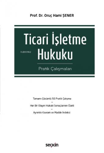 Ticari İşletme Hukuku Pratik Çalışmaları  Frontansicht 1