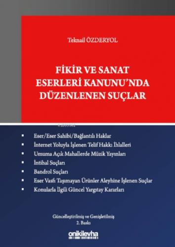 Fikir ve Sanat Eserleri Kanunu'nda Düzenlenen Suçlar  Frontansicht 1