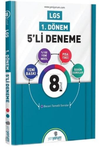 LGS 1.Dönem 5'Li Deneme 8. Sınıf  Frontansicht 1