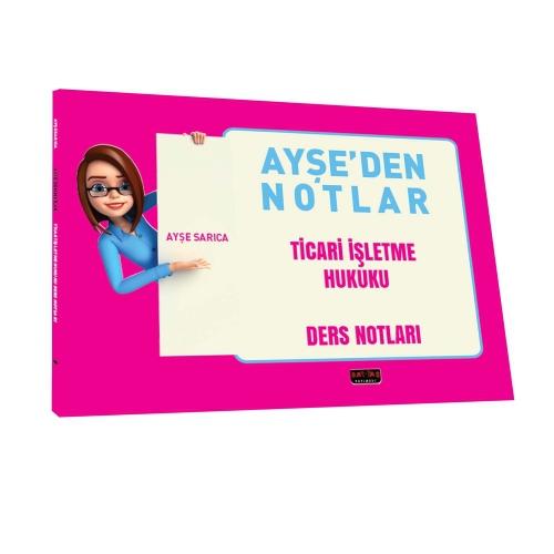 Ayşeden Notlar Ticari İşletme Hukuku  Frontansicht 1