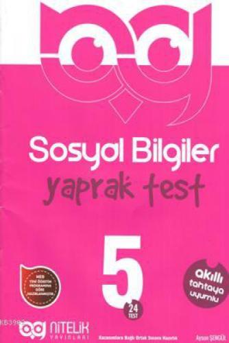 Nitelik - 5. Sınıf Sosyal Bilgiler Yaprak Test  Frontansicht 1