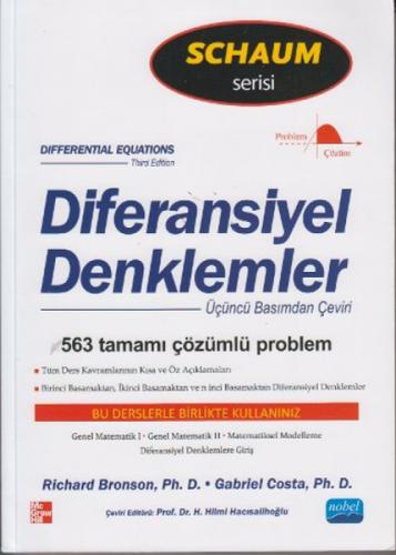 Diferensiyel Denklemler - Schaum's  Frontansicht 1