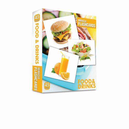Miracle Flashcards: Food and Drink Box  Frontansicht 1