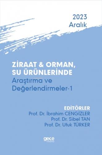 Ziraat & Orman, Su Ürünlerinde Araştırma ve Değerlendirmeler-1 - Aralık 2023  Frontansicht 1