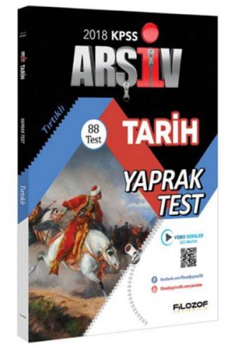 2018 KPSS Tarih Çek Kopar 88 Yaprak Test Video Destekli  Frontansicht 1