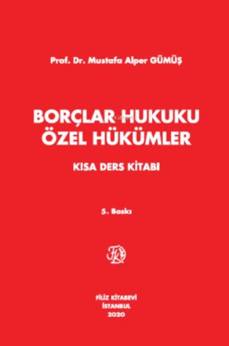 Borçlar Hukuku Özel Hükümler Kısa Ders Kitabı  Frontansicht 1
