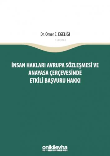 İnsan Hakları Avrupa Sözleşmesi ve Anayasa Çerçevesinde Etkili Başvuru Hakkı  Frontansicht 1