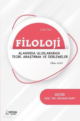 Filoloji Alanında Uluslararası Teori Araştırma ve Derlemeler - Ekim 2023  Frontansicht 1