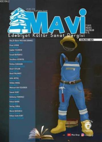 Mavi Edebiyat Kültür Sanat Dergisi Sayı: 7 Mayıs - Haziran  Frontansicht 1