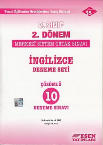 8. Sınıf 2. Dönem TEOG İngilizce Çözümlü 10 Deneme Sınavı  Frontansicht 1