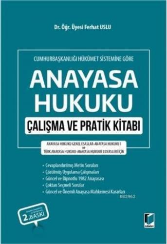 Anayasa Hukuku Çalışma ve Pratik Kitabı  Frontansicht 1