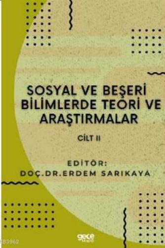 Sosyal ve Beşerî Bilimlerde Teori ve Araştırmalar Cilt II  Frontansicht 1