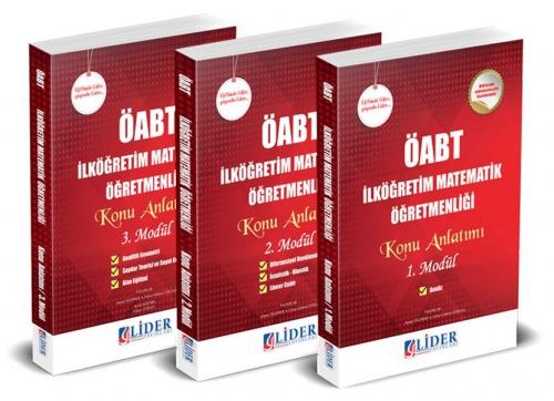 2018 ÖABT İlköğretim Matematik Öğretmenliği 3'lü Modüler Konu Anlatımı  Frontansicht 1