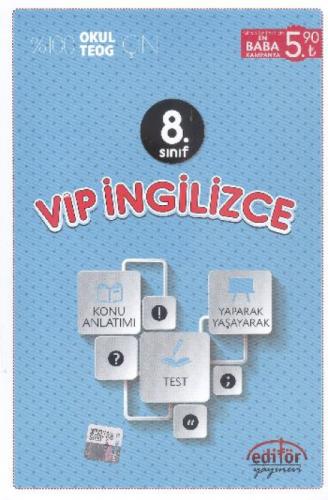 8. Sınıf Vip İngilizce Konu Anlatımlı  Frontansicht 1