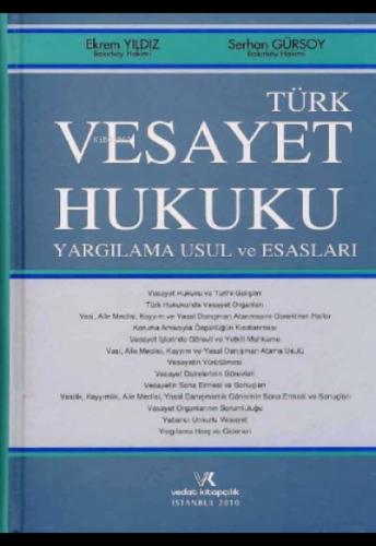 Türk Vesayet Hukuku  Frontansicht 1