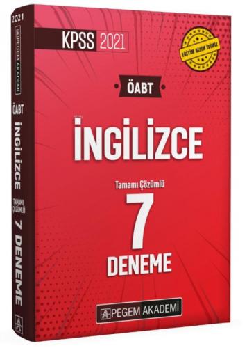 2021 KPSS ÖABT İngilizce Tamamı Çözümlü 7 Deneme  Frontansicht 1