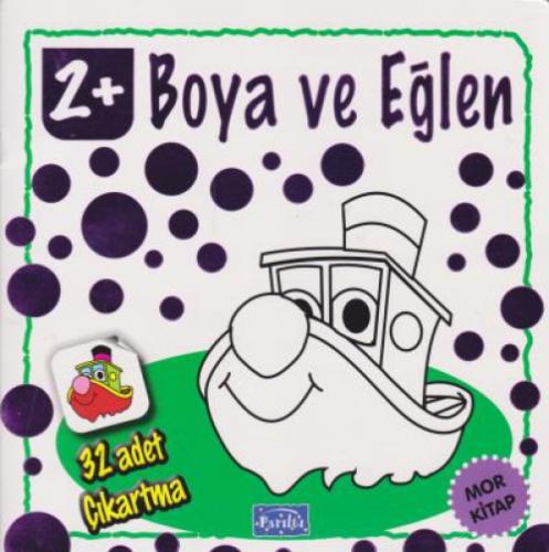 Boya ve Eğlen Mor Kitap  Frontansicht 1