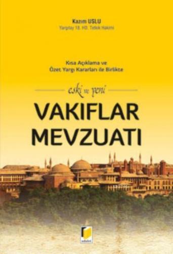 Eski ve Yeni Vakıflar Mevzuatı  Frontansicht 1