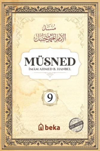 Müsned 9. Cilt (Ciltli - Arapça Metinli)  Frontansicht 1