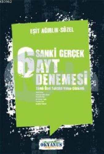 Okyanus Yayınları Sanki Gerçek 6 AYT Eşit Ağırlık - Sözel Denemesi Okyanus  Frontansicht 1