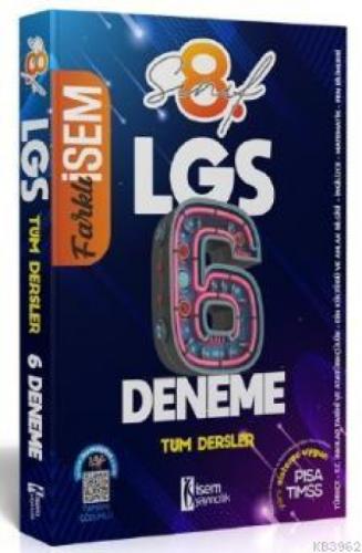 2021 Farklı İsem LGS 8 Sınıf Tüm Dersler Dijital Çözümlü 6 Deneme  Frontansicht 1