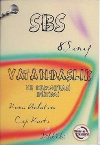 SBS 8. Sınıf Vatandaşlık ve Demokrasi Eğitimi Konu Anlatımlı Cep Kartı  Frontansicht 1