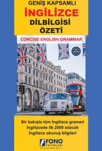 Geniş Kapsamlı İngilizce Dilbilgisi Özeti  Frontansicht 1