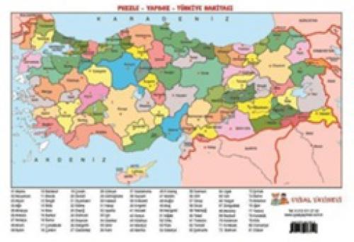 Yapboz 12 - Türkiye Haritası  Frontansicht 1