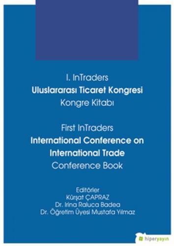 1. InTraders Uluslararası Ticaret Kongresi Kongre Kitabı  Frontansicht 1