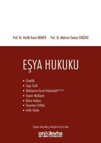 Eşya hukuku (Zilyetlik-Tapu Sicili- Mülkiyetin Genel Hükümleri  Frontansicht 1