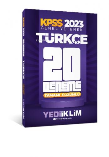 2023 KPSS Genel Yetenek Türkçe Tamamı Çözümlü 20 Deneme  Frontansicht 1