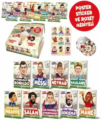 Efsane Futbolcular Kutulu Set (9 Kitap Takım)  Frontansicht 1