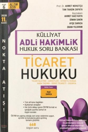 Külliyat Ticaret Hukuku Soru Bankası Adli Hakimlik Savaş Yayınları Nisan 2020  Frontansicht 1