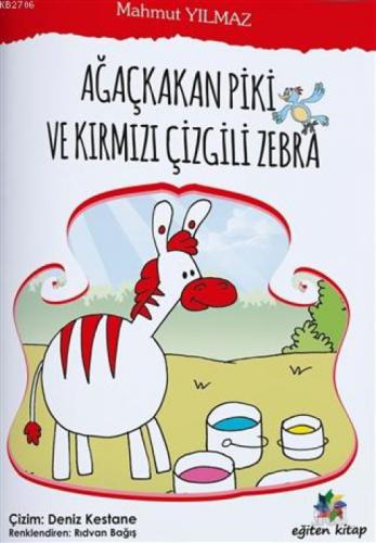 Ağaçkakan Piki Ve Kırmızı Çizgili Zebra  Frontansicht 1