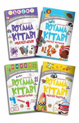 Boyayarak İngilizce Öğren Seti (4 Kitap)  Frontansicht 1