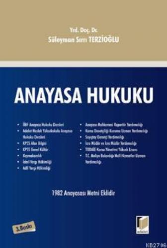 Anayasa Hukuku  Frontansicht 1