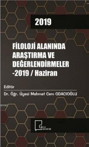 Filoloji Alanında Araştırma ve Değerlendirmeler - 2019 / Haziran  Frontansicht 1