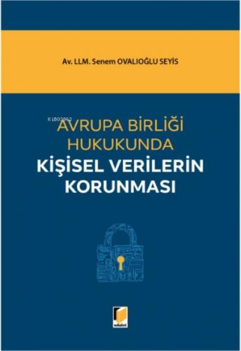 Avrupa Birliği Hukukunda Kişisel Verilerin Korunması  Frontansicht 1