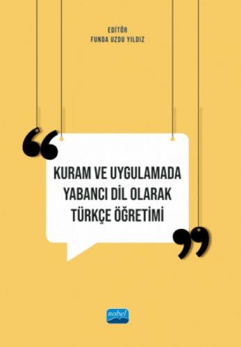 Kuram ve Uygulamada Yabancı Dil Olarak Türkçe Öğretimi  Frontansicht 1