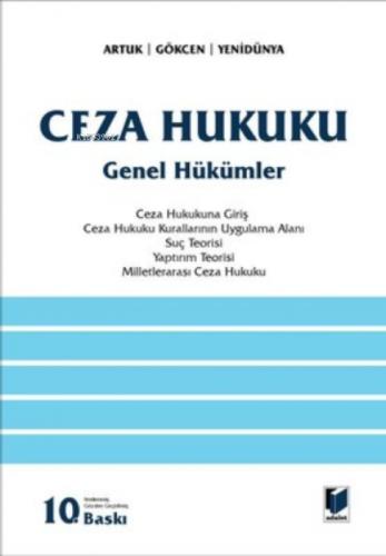 Ceza Hukuku Genel Hükümler  Frontansicht 1