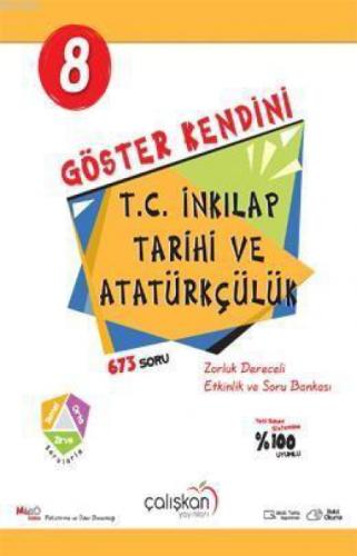Çalışkan Yayınları 8. Sınıf LGS T.C. İnkılap Tarihi ve Atatürkçülük Göster Kendini Soru Bankası Çalışkan  Frontansicht 1