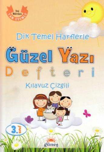 3. Sınıf Dik Temel Harflerle Güzel Yazı Defteri Kılavuz Çizgili  Frontansicht 1