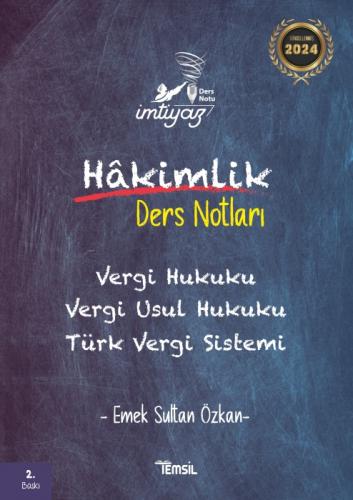 İmtiyaz Vergi Hukuku Vergi Usul Hukuku Türk Vergi Sistemi Hakimlik Ders Notları  Frontansicht 1