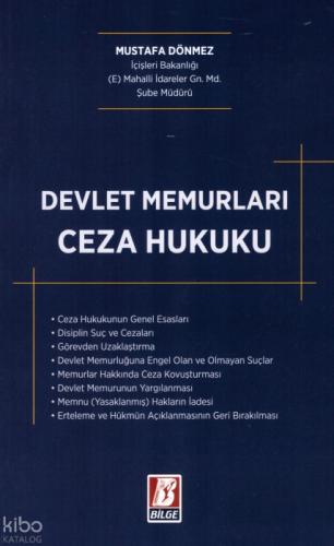 Devlet Memurları Ceza Hukuku  Frontansicht 1