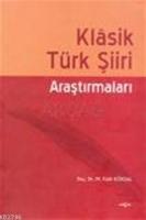 Klasik Türk Şiiri Araştırmaları  Frontansicht 1