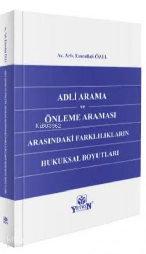 Adli Arama ve Önleme Araması Arasındaki Farklılıkların Hukuksal Boyutları  Frontansicht 1