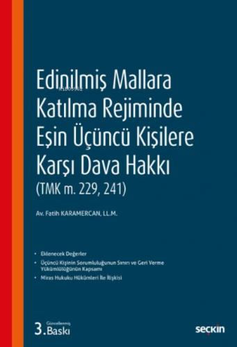 Edinilmiş Mallara Katılma Rejiminde Eşin Üçüncü Kişilere Karşı Dava Hakkı  Frontansicht 1